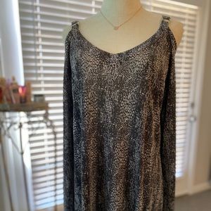 Lane Bryant 1X Cold Shoulder Women’s Top